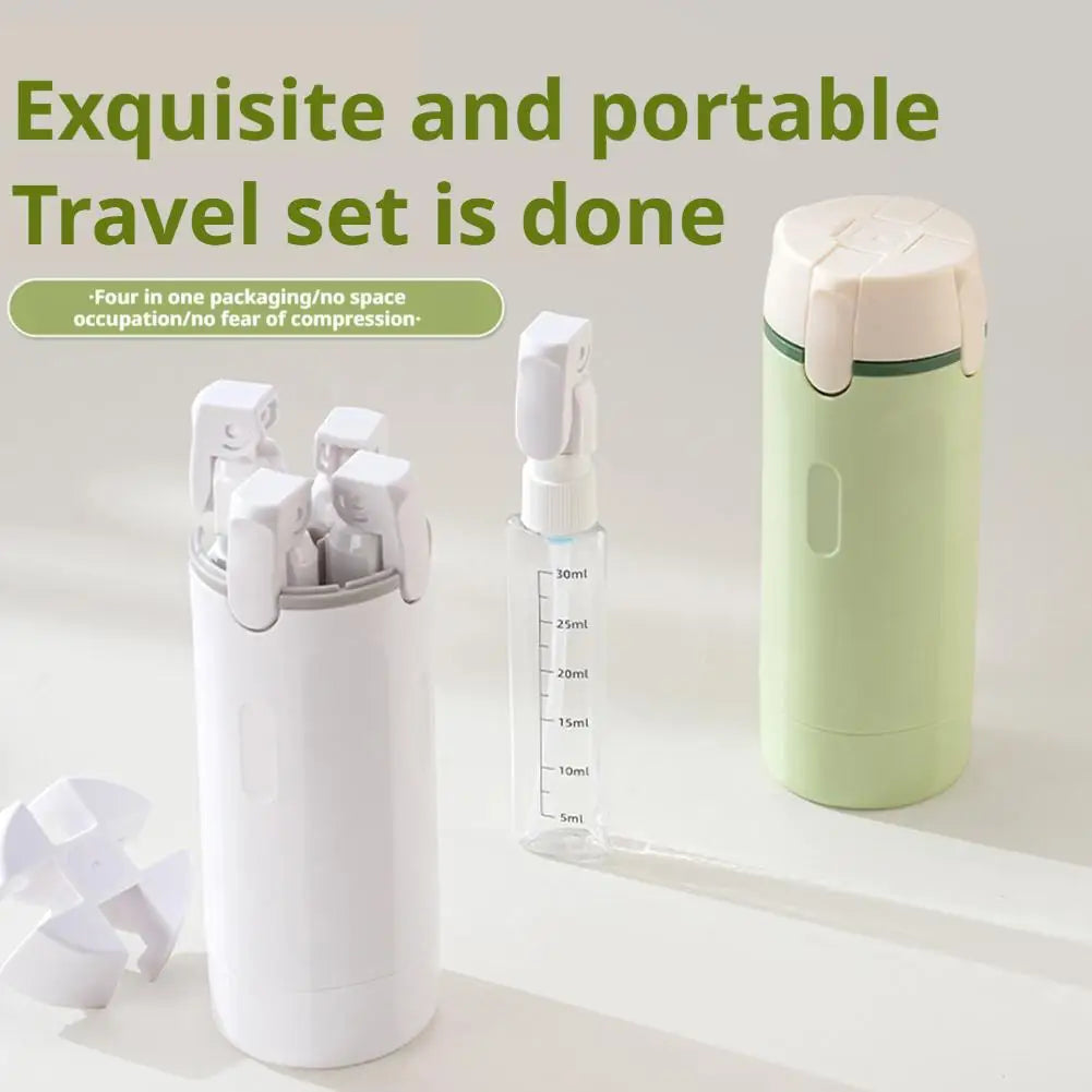 Dispensador 4 en 1 para Viaje